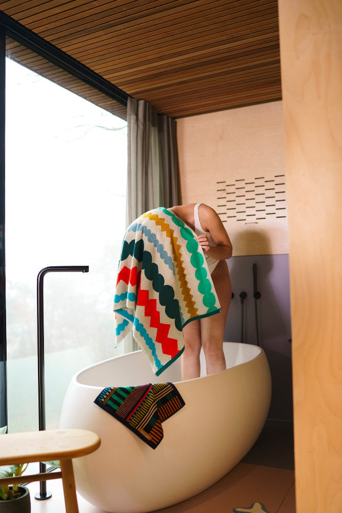 Mixed Fizz Bath Towel