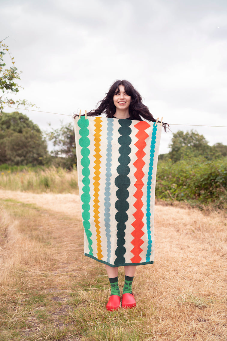 Mixed Fizz Bath Towel